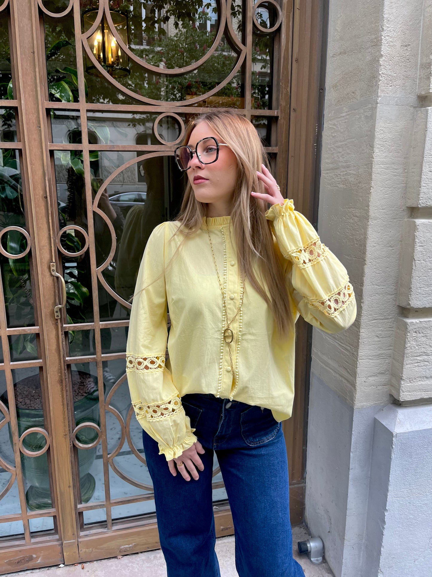 Blouse Enéa jaune