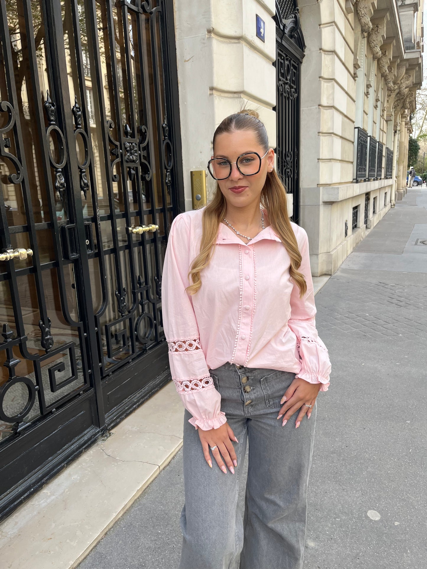 Blouse Enéa rose