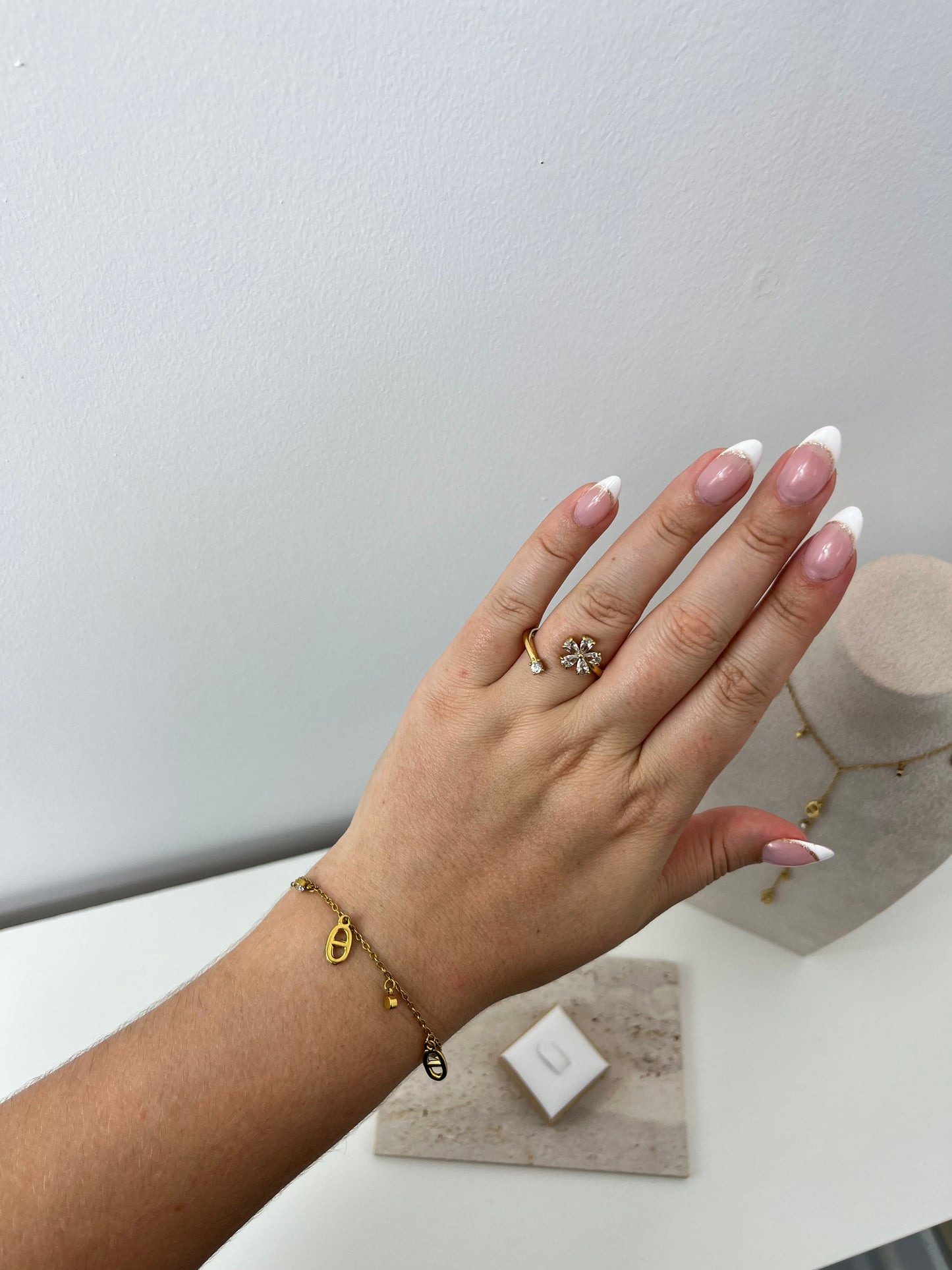 Bague Mina doré