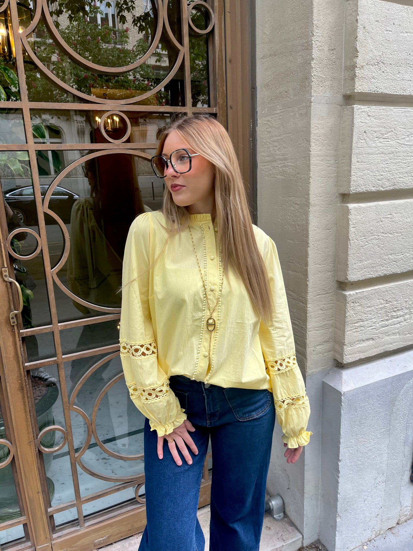 Blouse Enéa jaune