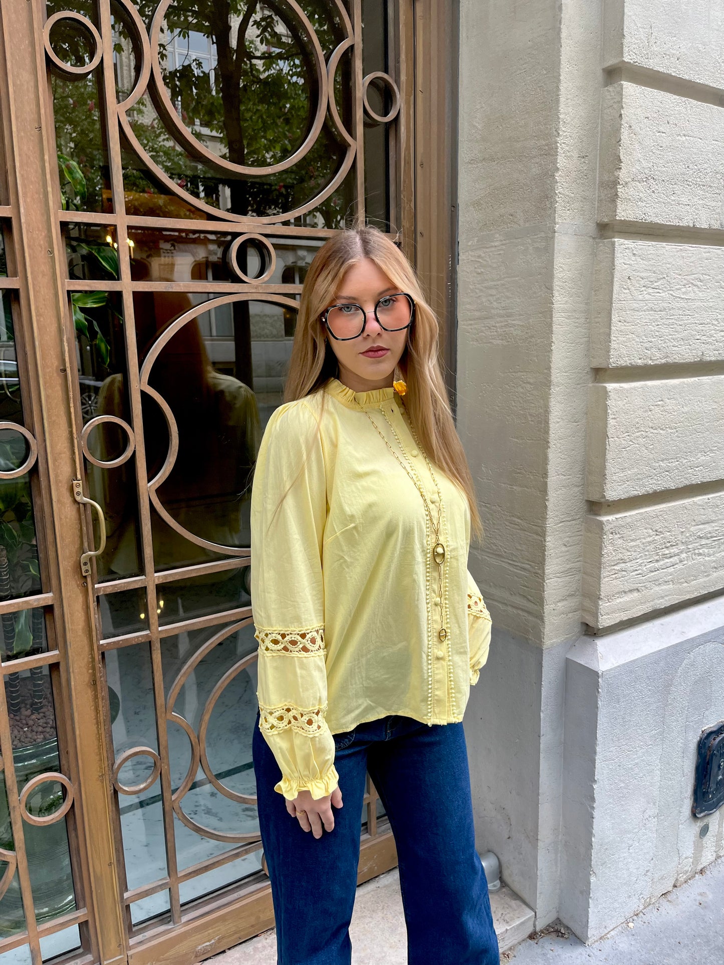 Blouse Enéa jaune