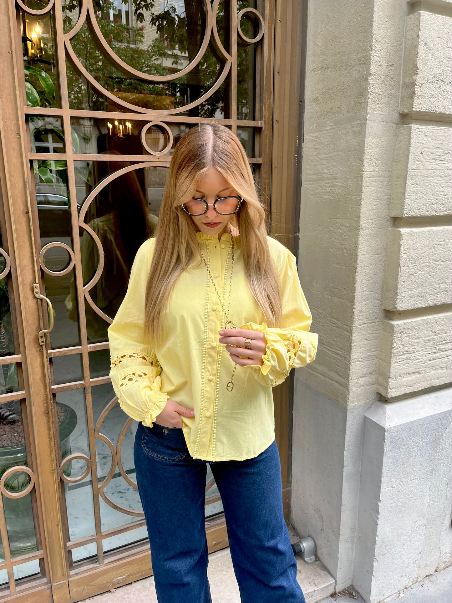 Blouse Enéa jaune