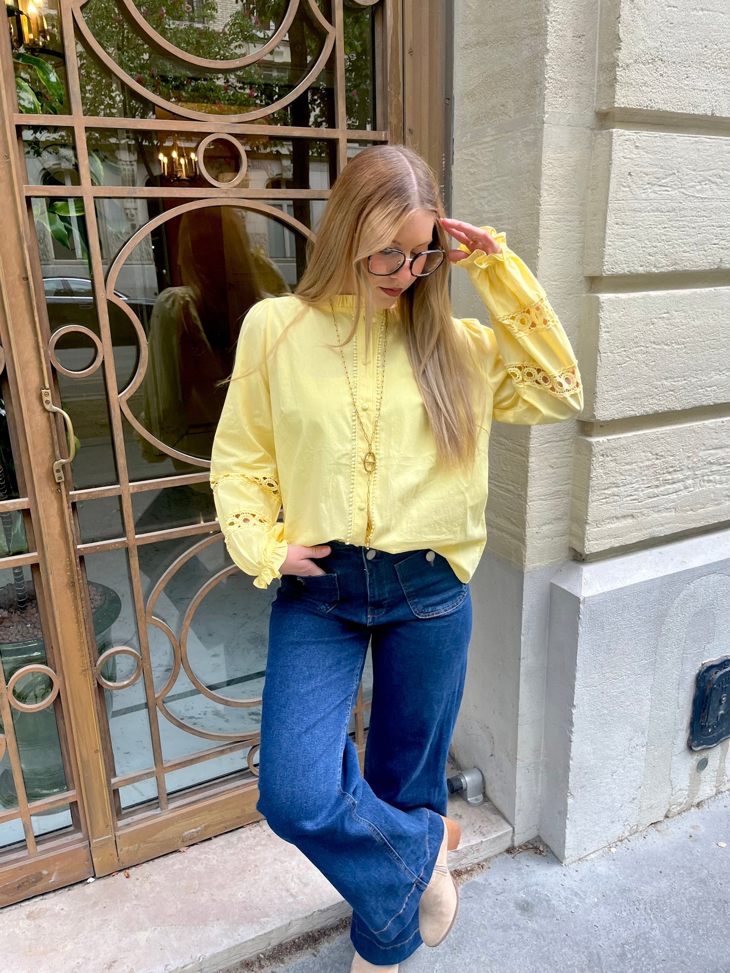 Blouse Enéa jaune