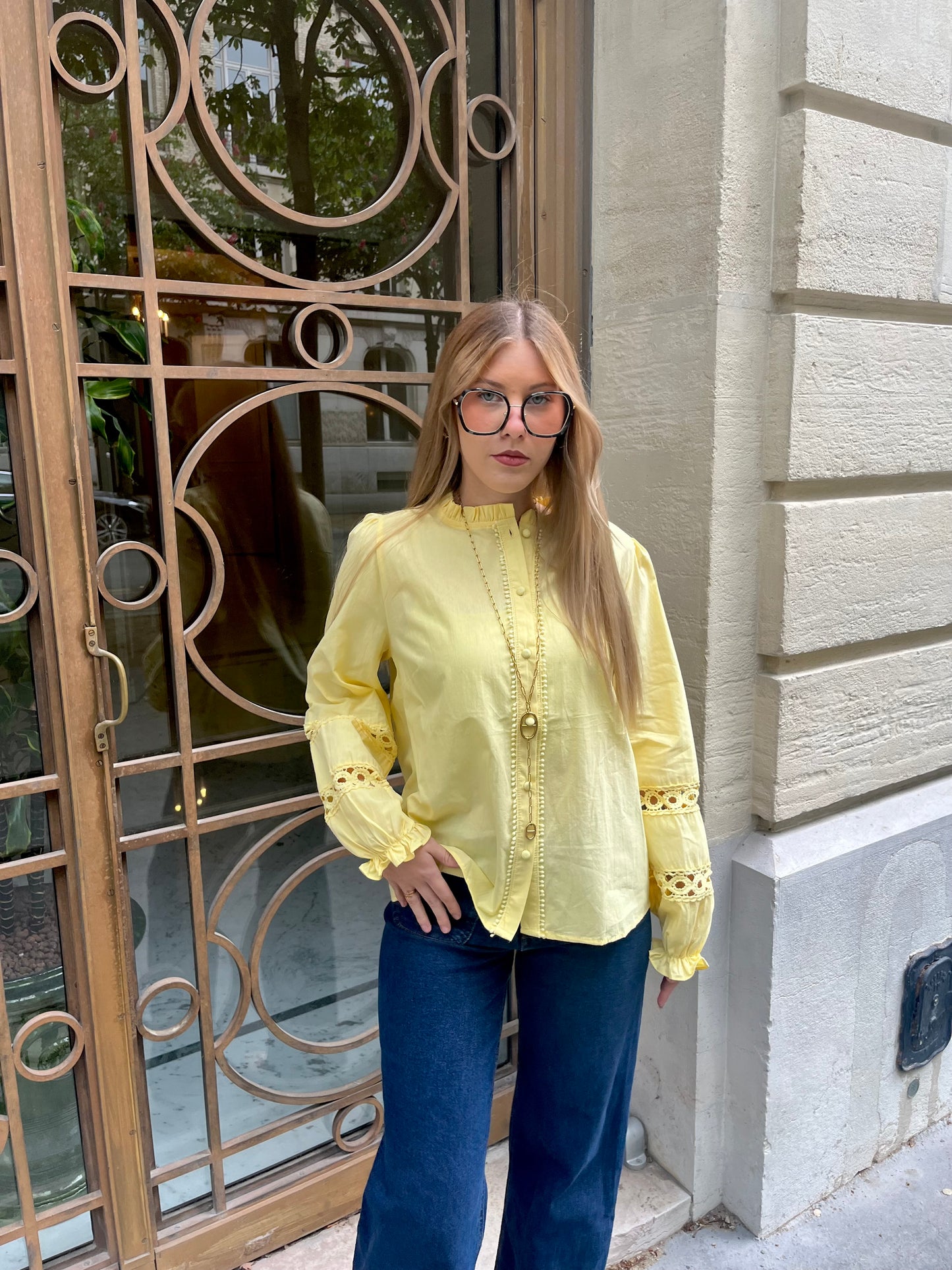 Blouse Enéa jaune