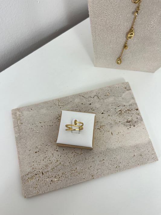 Bague Lou doré