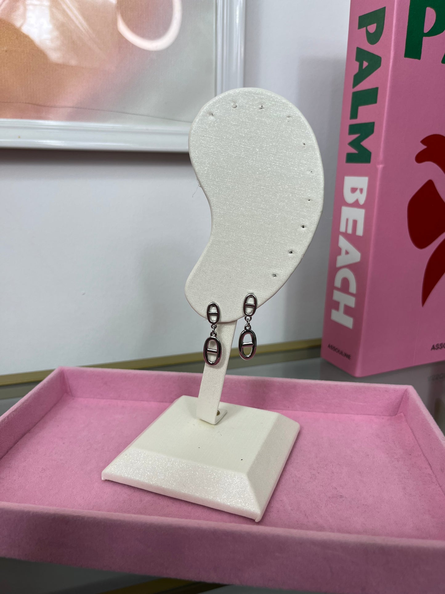 Boucles d’oreilles Théa argenté