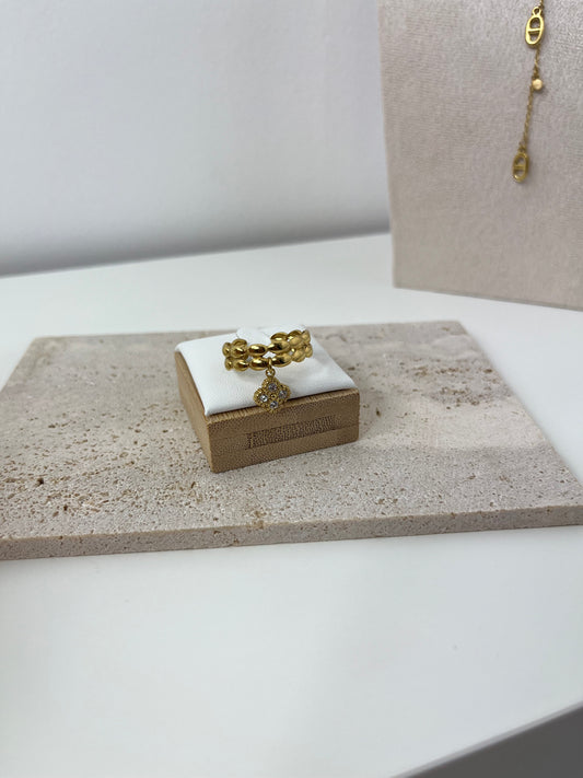 Bague Assia doré
