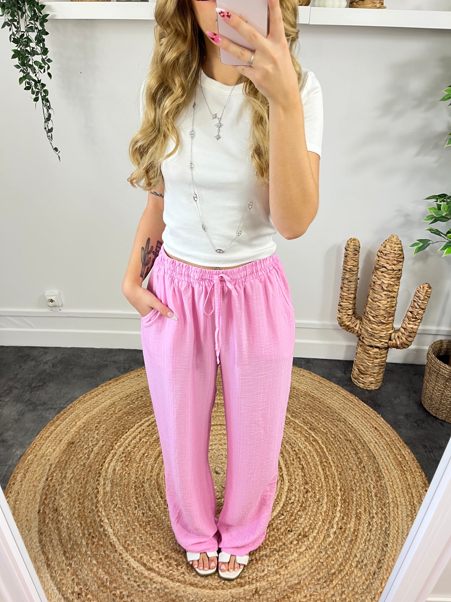 Pantalon Jane rose