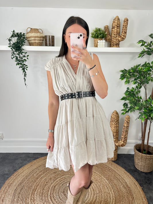 Robe Isadora beige