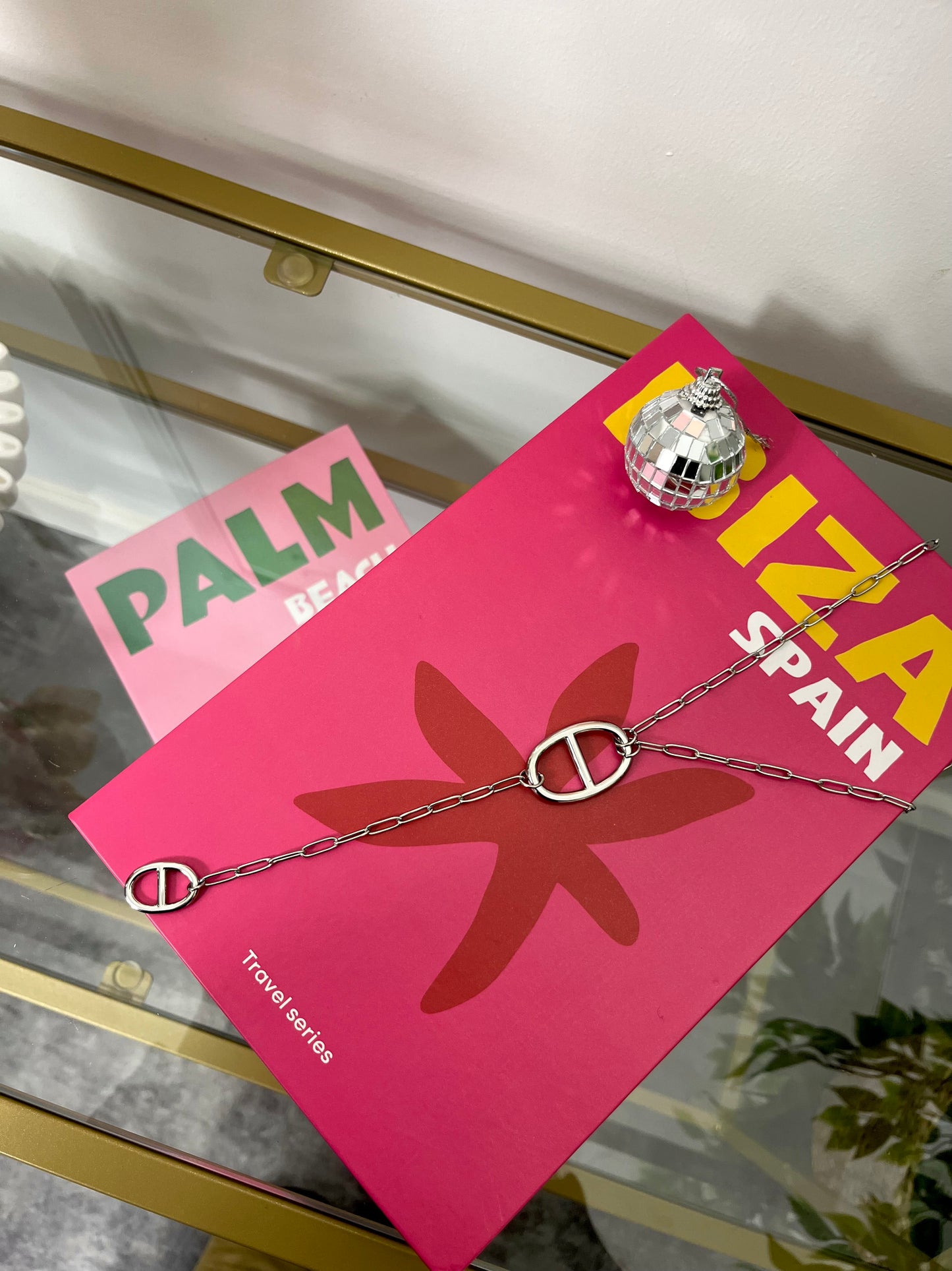 Sautoir Emy argenté