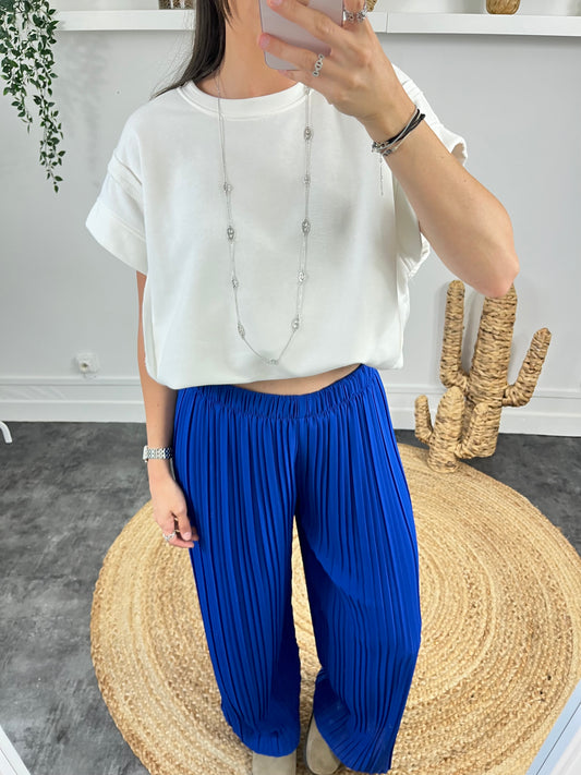 Pantalon Emie bleu roi