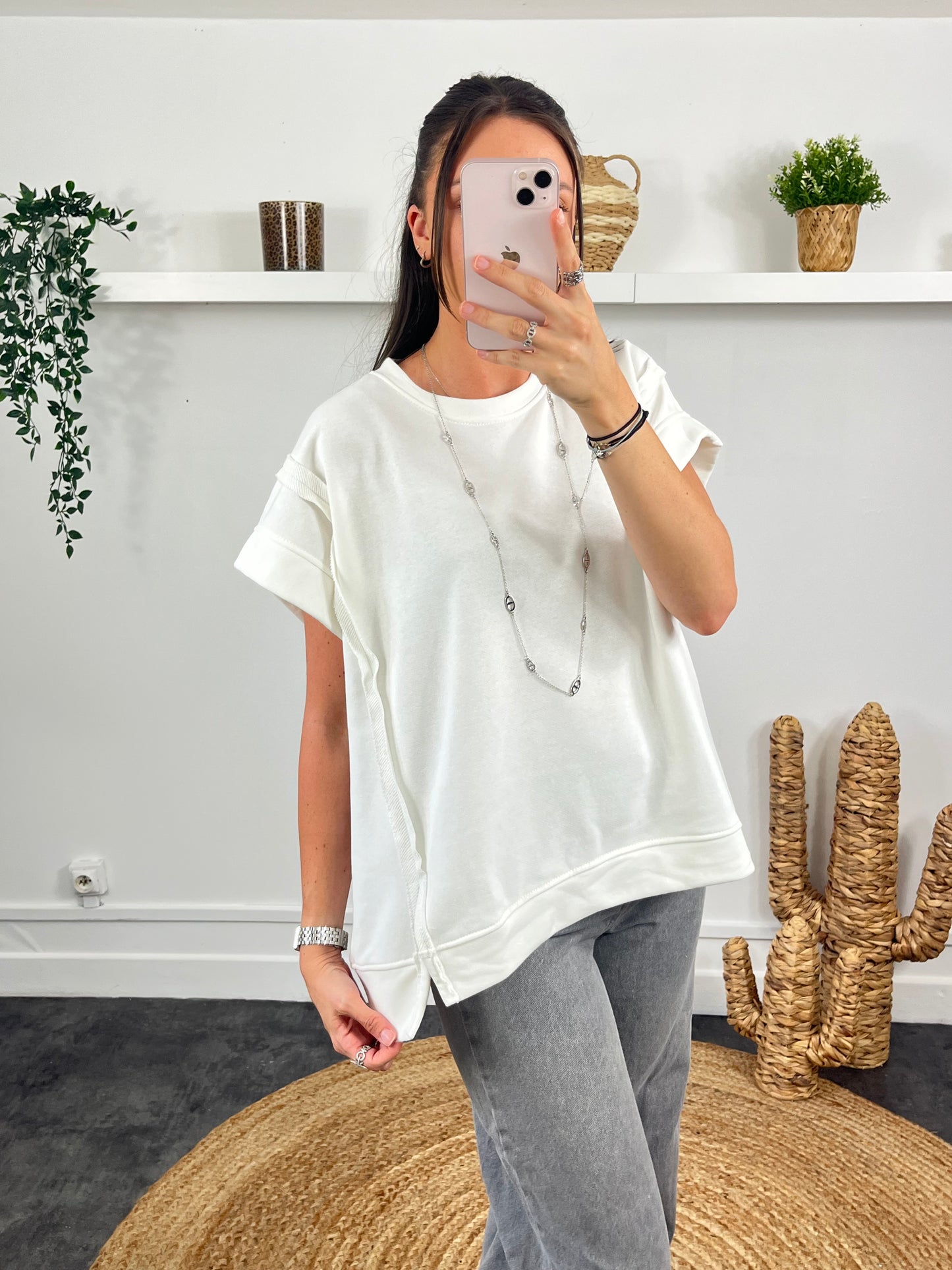 Sweat Eva blanc