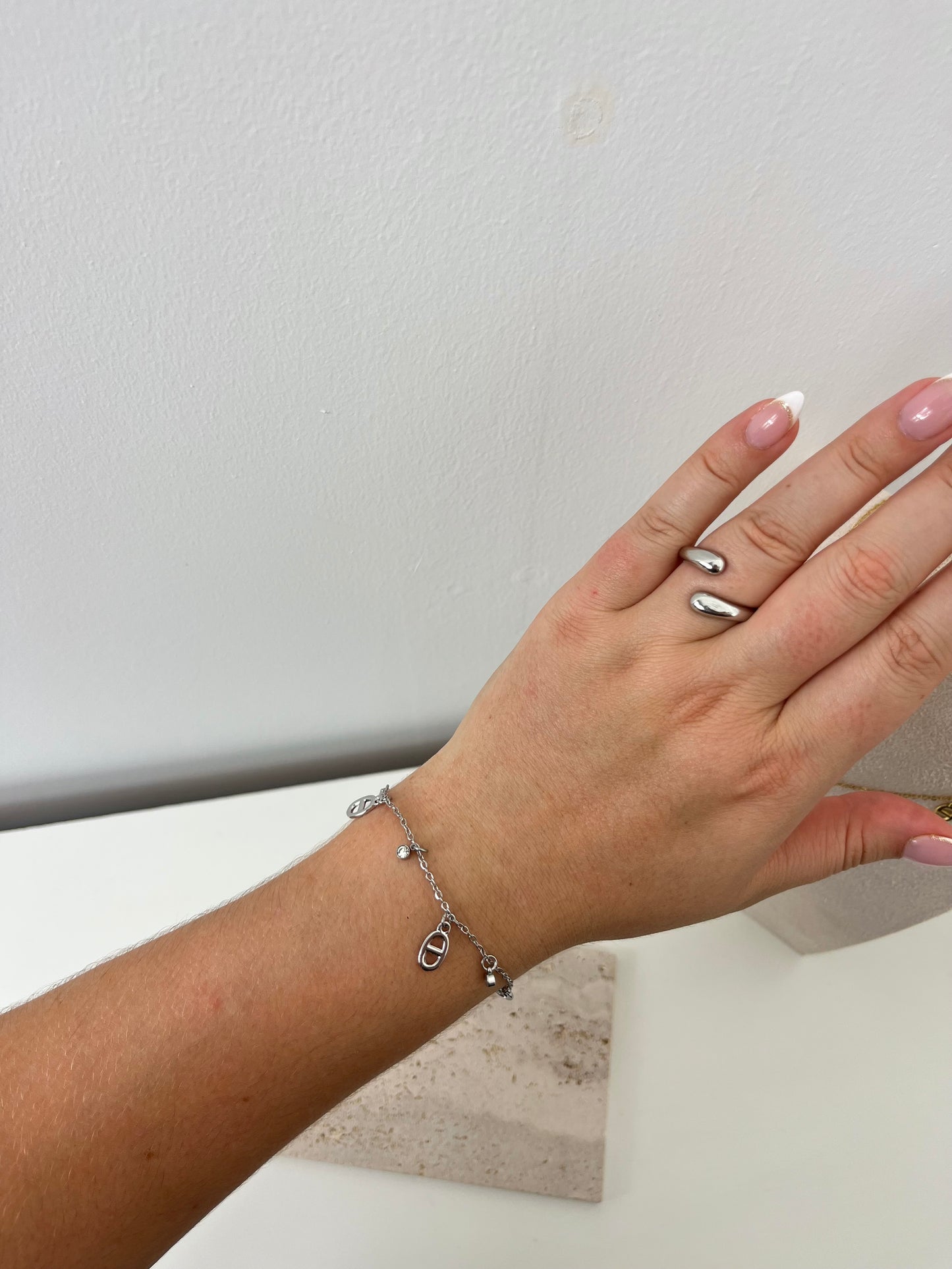 Bracelet Jade argenté
