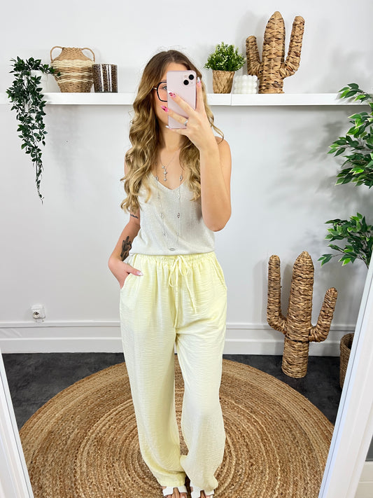 Pantalon Jane jaune