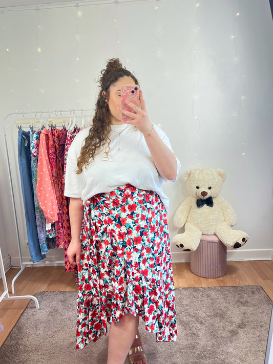 Jupe asymétrique grande taille