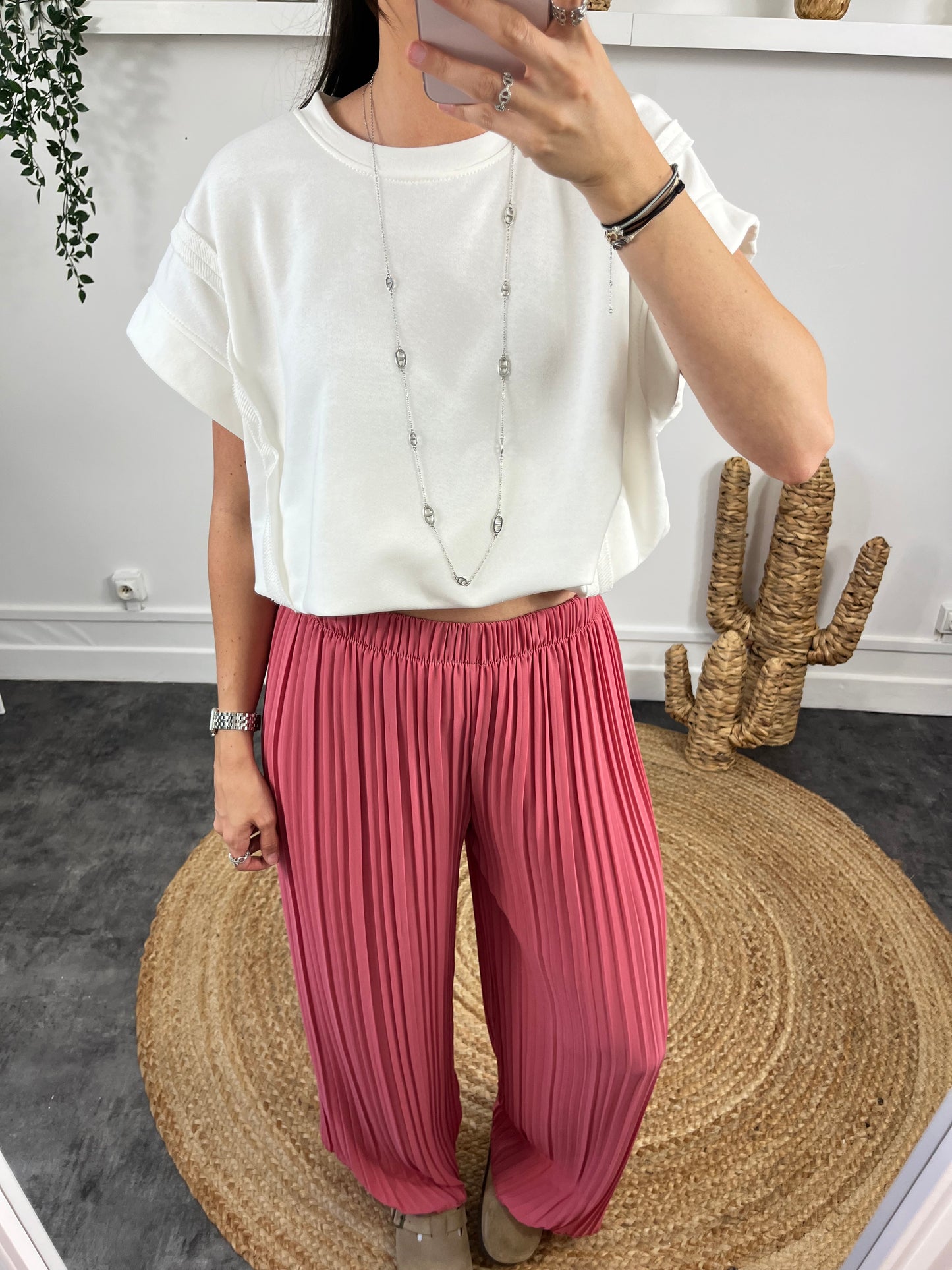 Pantalon Emie saumon