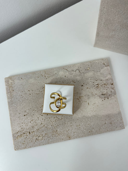 Bague Oliana doré